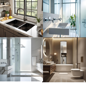 Sanitary fixtures items